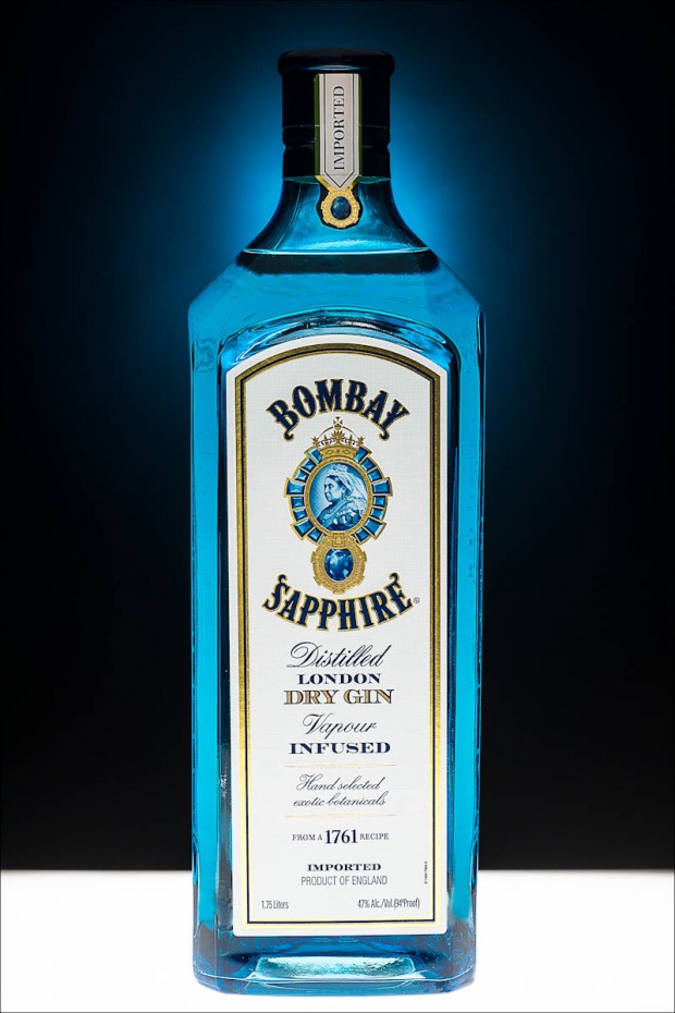 Bombay Sapphire Gin on a rainy afternoon...